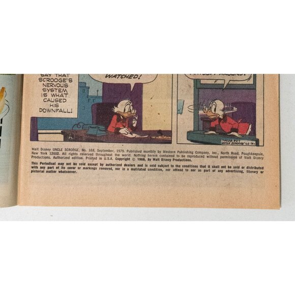 Walt Disney Uncle Scrooge Comic Book The Strange Case Of The Watched Duck Whitma - Picture 9 of 13